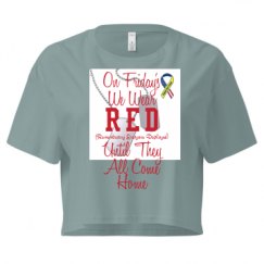 Ladies Festival Cali Crop Top Tee