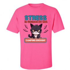 Unisex Ultra Cotton Safety Neon Crewneck Tee