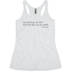 Ladies Slim Fit Super Soft Racerback Triblend Tank