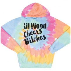 Unisex Tie-Dye Fleece Hoodie
