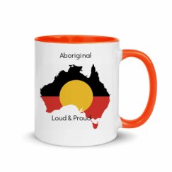 11oz Ceramic Mug with Color Inside