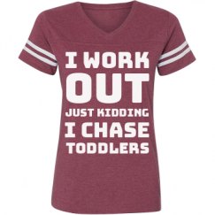 Ladies Relaxed Fit Vintage Sports Tee