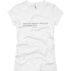 Ladies Slim Fit Basic Promo Jersey Tee