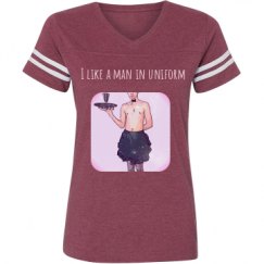 Ladies Relaxed Fit Vintage Sports Tee