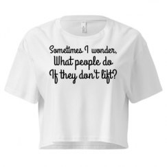 Ladies Festival Cali Crop Top Tee