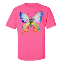 Unisex Ultra Cotton Safety Neon Crewneck Tee