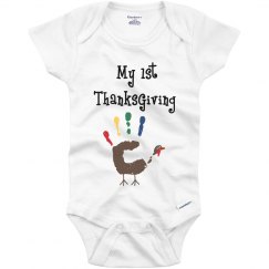 1st thanksgiving onesie