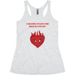 Ladies Slim Fit Super Soft Racerback Triblend Tank