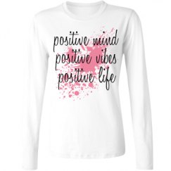 Ladies Relaxed Fit Basic Long Sleeve Tee