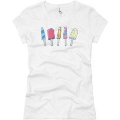 Ladies Slim Fit Basic Promo Jersey Tee