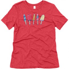 Ladies Relaxed Fit Super Soft Triblend Tee