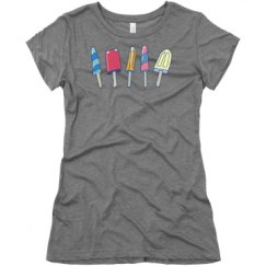 Ladies Slim Fit Super Soft Triblend Tee