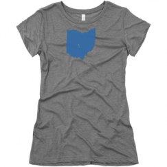 Ladies Slim Fit Super Soft Triblend Tee