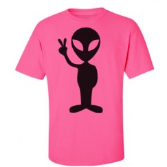 Unisex Ultra Cotton Safety Neon Crewneck Tee