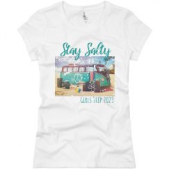 Ladies Slim Fit Basic Promo Jersey Tee