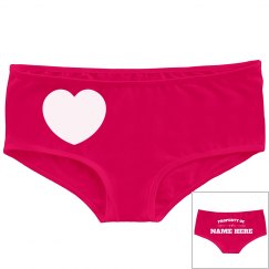 Property Valentines Day Panties