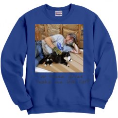 Unisex Film and Foil Crewneck Sweatshirt