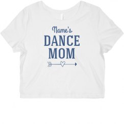 Ladies Slim Fit Crop Top Tee