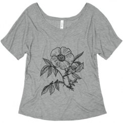 Ladies Flowy Slouchy Tee