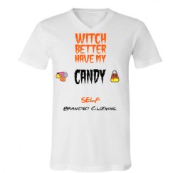 Unisex V-Neck Jersey Tee