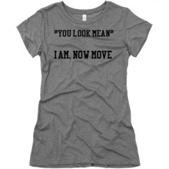 Ladies Slim Fit Super Soft Triblend Tee