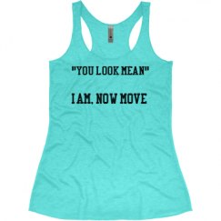 Ladies Slim Fit Super Soft Racerback Triblend Tank