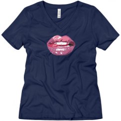 Ladies Relaxed Fit V-Neck Tee