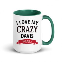 15oz Ceramic Mug with Color Inside