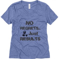 Ladies Relaxed Fit Super Soft Triblend V-Neck Tee