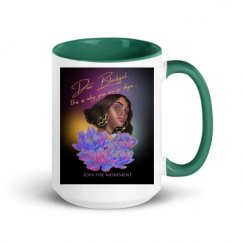 15oz Ceramic Mug with Color Inside