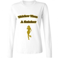 Ladies Relaxed Fit Basic Long Sleeve Tee