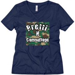 Ladies Relaxed Fit V-Neck Tee