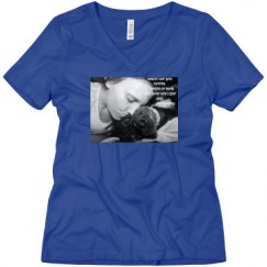 Ladies Relaxed Fit V-Neck Tee