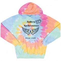 Unisex Tie-Dye Fleece Hoodie