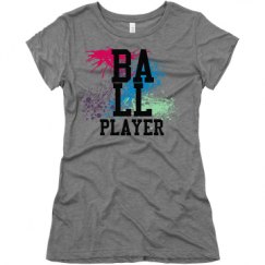 Ladies Slim Fit Super Soft Triblend Tee