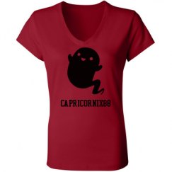 Ladies Slim Fit V-Neck Jersey Tee