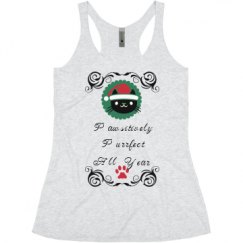 Ladies Slim Fit Super Soft Racerback Triblend Tank