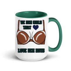 15oz Ceramic Mug with Color Inside