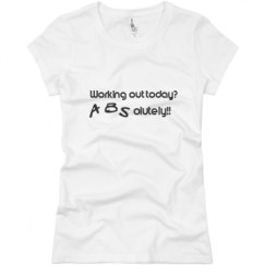 Ladies Slim Fit Basic Promo Jersey Tee