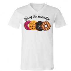 Unisex V-Neck Jersey Tee