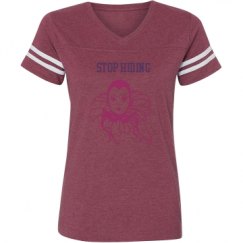 Ladies Relaxed Fit Vintage Sports Tee