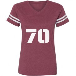 Ladies Relaxed Fit Vintage Sports Tee
