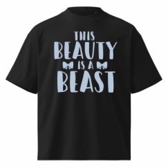 Unisex Organic Oversized High Neck T-Shirt