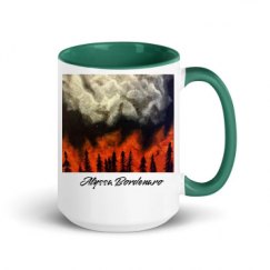 15oz Ceramic Mug with Color Inside