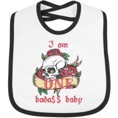 Infant Contrast Trim Bib