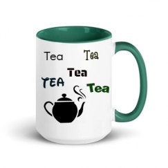 15oz Ceramic Mug with Color Inside