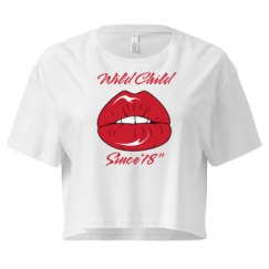 Ladies Festival Cali Crop Top Tee