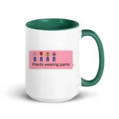 15oz Ceramic Mug with Color Inside