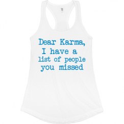 Ladies Slim Fit Racerback Tank Top