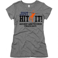 Ladies Slim Fit Super Soft Triblend Tee